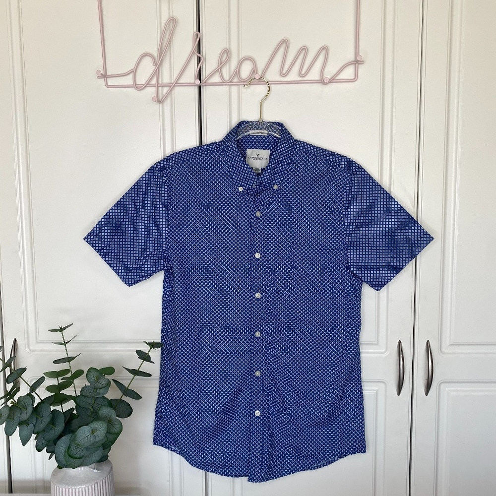 American Eagle Short Sleeve Men Shirt Size S